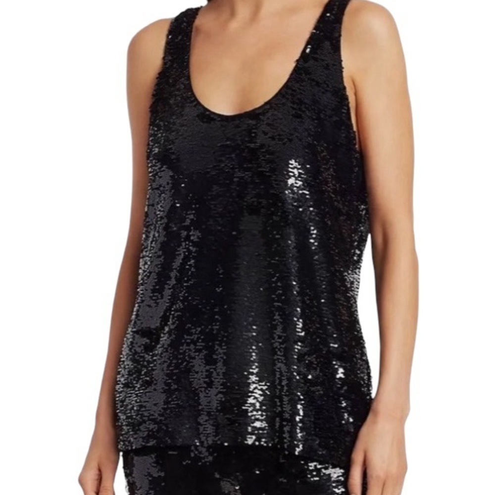 Figue Sequins Blouse Black